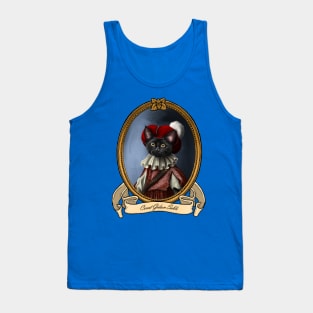 Renaissance Cat - Count Gideon Sable (A Black Cat) Tank Top